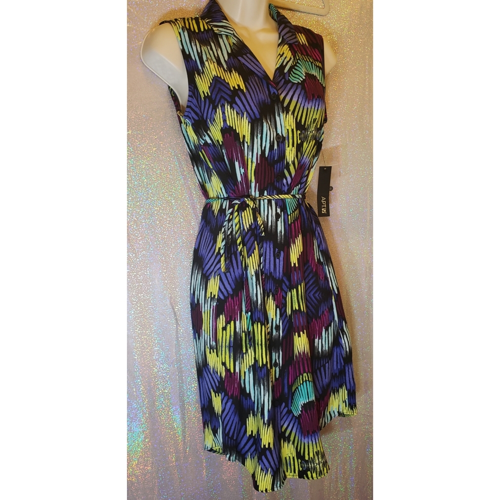 Apt 9 Size 6 Multicolored Dress - Picture 2 of 4